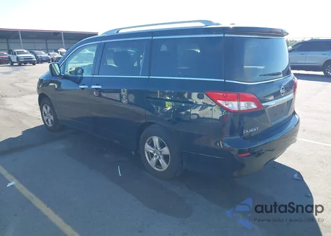 2012 Nissan Quest Sv z USA, uszkodzony, nr VIN JN8AE2KP5C9045614
